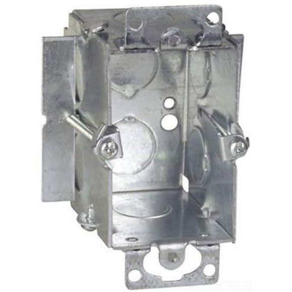 Thomas & Betts Steel City 1-Gang Gangable Switch Box - Pre-Galvanized Steel - 25 Pack