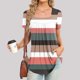 thumbnail image 2 of Blusa suelta de manga corta con cuello en V informal estampada a la moda para mujer OAVQHLG3B Store lin121212, 2 of 4