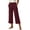 Wine, variant on Htrmlpk Women Yoga Pants Elastic Waist Cropped Trousers Athletic Workout Running Jogging Pants with Pocket