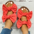 thumbnail image 5 of OAVQHLG3B Women's Sandals on Women's Sandals Bowknot Roman Flat Slippers Casual Beach Indoor&Outdoor Shoes, 5 of 8