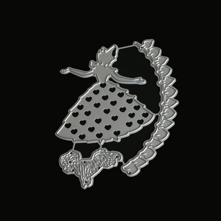 Long Dress Girl Carbon Steel Cutting Dies Set Knife Mold Stencils DIY Scrapbooking Die Cuts Decor Crafts Embossing Templates Art Cutter Style:1803397 ()