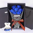 thumbnail image 4 of 7 Rose Soap Flower Gift Box Small Bouquet For Wedding Valentine Day Gifts, 4 of 5