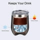 thumbnail image 4 of Matsuzay Taza de café Copa de vino 304 Acero inoxidable Doble pared 12 oz Botella de agua Aislamiento al vacío Taza de bebida Taza térmica Barra de Barra de herramientas No.04 Matsuzay HA005097-04B, 4 of 6