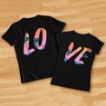 thumbnail image 3 of Floenr Mens T Shirts,Men Couples Lover Valentine's Day Short Sleeve Love Letter Print T Shirts Tops, 3 of 7
