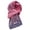Purple, variant on AWZXDE Winter Scarf Soft Knit Neck Warmer Versatile Style Casual Daily Wear Yellow