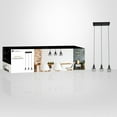 thumbnail image 3 of Xtricity - Pendant Light, 20.86 '' Width, From The Norway Collection, Black, 3 of 3