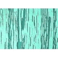 thumbnail image 1 of Ahgly Company Indoor Rectangle Solid Turquoise Blue Modern Area Rugs, 4' x 6', 1 of 4