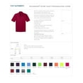 thumbnail image 2 of Port Authority Tall TLK540 Performance Polo Shirt - Maroon - X-Large Tall, 2 of 2