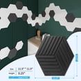 thumbnail image 6 of Art3d 33-Pieces 12" x 12" 3D Line Cube 3D Wall Panel,32 Sq.ft/Case, 6 of 8