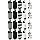 thumbnail image 2 of 5 pares de calcetines tobilleros para niña, creativos, cortos y elegantes, con estampado de vaca, 2 of 6