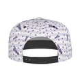 thumbnail image 4 of Balery Baseball Cap Flat Bill Hats for Men Adjustable Size for Running Workouts and Outdoor Activities All Seasons Dad Hat(Lavender Flowers ), 4 of 9