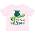 thumbnail image 3 of Inktastic Port St. Lucie, Florida Happy Sea Turtle Boys or Girls Toddler T-Shirt, 3 of 5