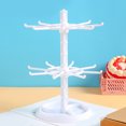 thumbnail image 3 of Jewelry Hanging Hook Jewelry Stand Key Holder Rotation Ring Organizer Trinkets Storage Stand, 3 of 8
