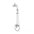 thumbnail image 1 of DROP Bath and Kitchen DR091028 Round Wall Mount Shower Set in Chrome Color, 1 of 4
