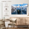 thumbnail image 4 of Elephant Stock Dolomites Alps Wall Art - Horizontal Multi Panel Canvas - Living Room Wall Decor - Nature Multi Panel - Beige And Gray Decor - 23" x 14", 4 of 4