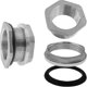 thumbnail image 3 of 2inch Water Tank Connector SUS304 Stainless Steel Thru-Bulk Fitting, 3 of 5