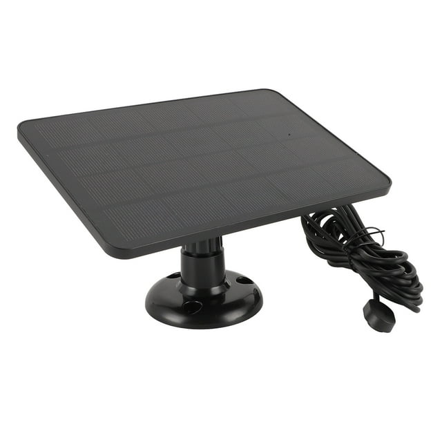 Panel Solar Para Cámara De Seguridad, Cargador Solar Impermeable De 4 W 5 V, Cargador De Panel Solar De Cámara Para Arlo Pro 4 Ultra 2 Pro 3 Ultra Pro 5S Soporte Ajustable De