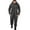 Z1-1-Dark Gray, variant on Mens Hooded Jumpsuit Full Zip Up Onesie Work Coverall Rompers Plus Size One Piece Overalls Jogging Suit with Pockets