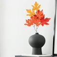 thumbnail image 2 of Mom's Best Ramos de hojas de arce de seda artificial para Halloween y Acción de Gracias., 2 of 6
