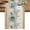 Blue Brown, variant on Starfish Coastal Table Runner, Summer Ocean Blue Coral Conch Seagrass Washable Cotton Linen Table Runners 48 Inches Long, Dresser Scarf Runner for Nightstand/Coffee/End Tables 13''x48''