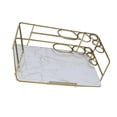 thumbnail image 3 of Bathroom Countertop Organizer Cosmetic Storage Basket Large Capacity Corner Shelf for Skincare Brushes Countertop Bathroom Rectangle, 3 of 5