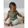 thumbnail image 3 of Modern Moments by Gerber Baby Boy Short Sleeve Onesies Bodysuits, 4-Pack, (Newborn-24 Months), 3 of 14