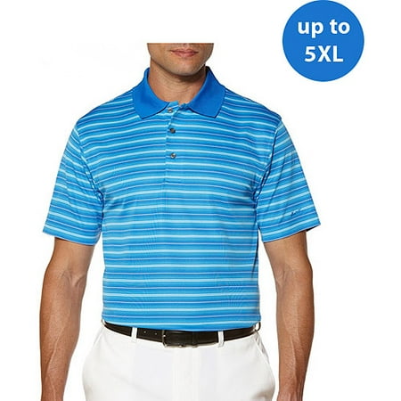 Ben Hogan's Big Men's Short Sleeve Stripe Yarn Dye Polo