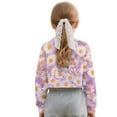 thumbnail image 4 of Xoenoiee Axolotl Daisy Flower Print Girls Sweatshirt Cropped Pullover Lightweight Casual Long Sleeve Fall Clothes Outfits, 9-10 Years, 4 of 7