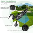 thumbnail image 7 of Gymax Golf Stand Bag Golf Club Bag w/ 14 Way Top Dividers & 6 Pockets & Carrying Handles Grey, 7 of 7