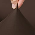 thumbnail image 2 of 4 Pieces Stretch Velvet Recliner Covers, Thicker Soft Plush Recliner Chair Slipcover with Side Pockets, Luxury Dog Cat Pets Proof Reclining Protector (Recliner, Dark Coffee), 2 of 6