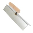 thumbnail image 4 of Colaxi Corner Trowel Bricklaying Finishing Tool Sturdy Wooden Handle Multipurpose 11.81inch Plastering Trowel for Flooring Finishing For Outer Corner, 4 of 10