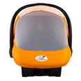 thumbnail image 1 of CozyBaby Lightweight Mesh Sun and Bug Infant Carrier Cover, Orange Mango, 1 of 7