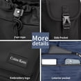thumbnail image 3 of COLINS KEIRS 16 Inch Laptop Backpack for Men, Drawstring, Waterproof, Large 30 L Backpack  for Travel, Work, College or Daily Use, Black, 3 of 9