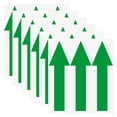 thumbnail image 1 of Uxcell Paquete de 6 Etiquetas Adhesivas Flecha Impermeables de 8 x 2 pulgadas para Marcado de Paredes/Señal de Tráfico [Verde], 1 of 6