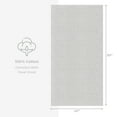 thumbnail image 4 of American Soft Linen Luxury 40x80 Oversized Bath Sheet, 100% Cotton XL Turkish Bath Sheet Towel, Silver Gray, 4 of 9