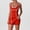 Red, variant on PISONIC Women's Color-Block Yoga Dress with Built-in Bra - Slim Fit, Anti-Exposure Tennis Skort Suit for Spring/Summer Sports