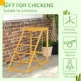 thumbnail image 6 of PawHut Chicken Activity Play Chicken Coop Toy Hen Accessory w/ Platform, 6 of 9