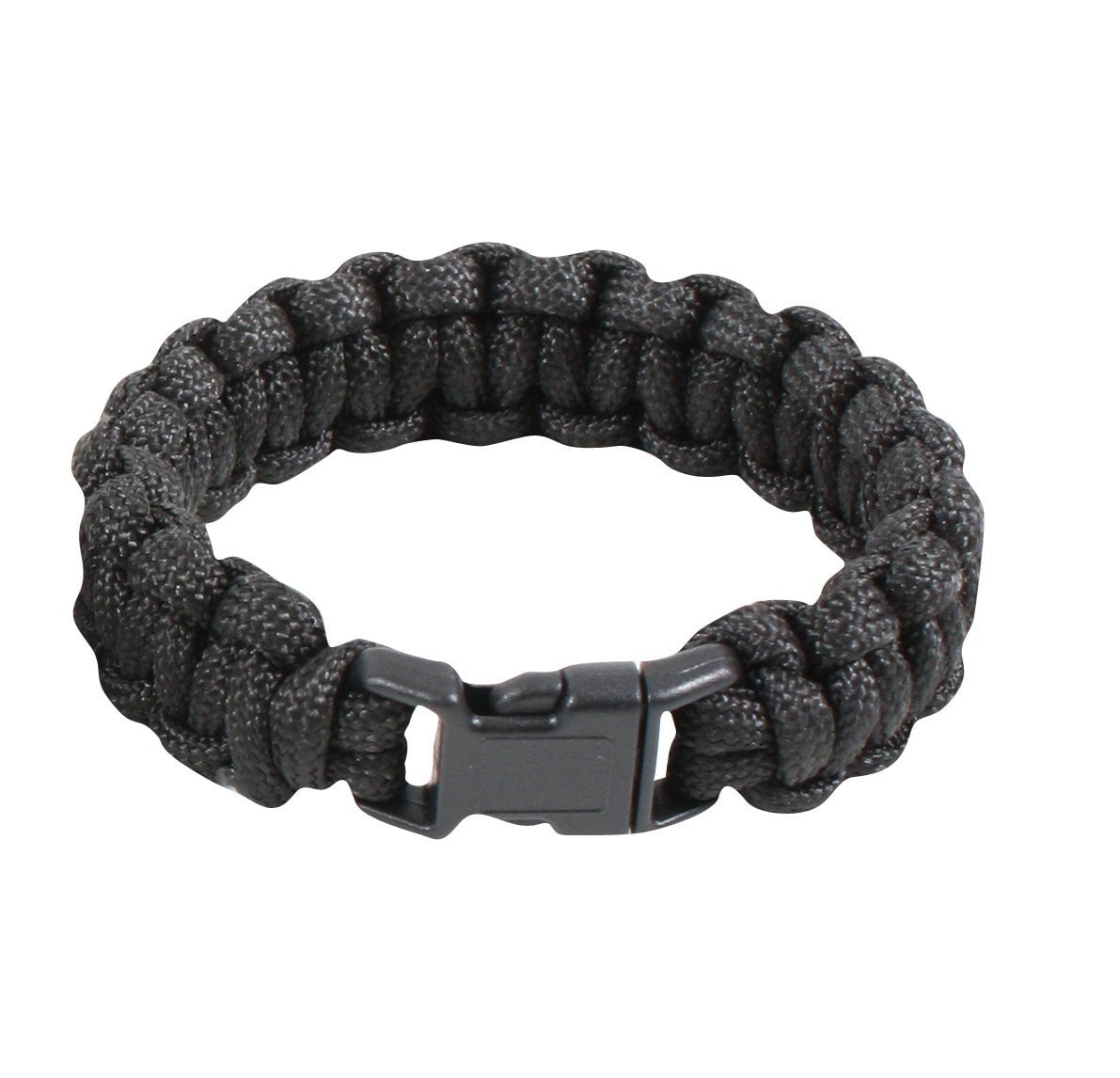black paracord bracelet