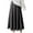 Gray, variant on GigrtiJin Women's Knitted Pleated Skirt Soft High Waist A-Line Skirt Knee Length Mid Length Solid Color Skirts