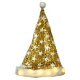 thumbnail image 2 of Plushible Santa Hat - Flip Sequin Christmas Hats for Teens & Kids - Festive Hats - Holiday Supplies, 2 of 7