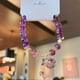 thumbnail image 4 of Pulsera de amatista natural para mujer, micro set, cristal de circón, bolso, pulsera, alto sentido, novias, joyería de mano, regalo 17cm, 4 of 5