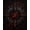 Black, Pattern 2, variant on ODIKA 8'x10' Washable Area Rug Vivid Orange Black Gothic Skull Cracks Design Intricate Geometric with Fiery for Living Room, Under Sectional, Family , Durable, Non-Slip