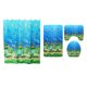 thumbnail image 1 of Nueva alfombra con estampado de océano, alfombrilla absorbente de agua para baño, alfombrilla antideslizante, cortina de ducha, conjunto de cuatro piezas Wmkox195yii hfskjfh188, 1 of 1