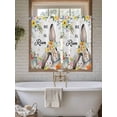 thumbnail image 4 of Easter Living Room Curtains 2 Panel, Easter Bunny Spring Watercolor He Is Risen Flowers Cafe Window Treatment, Farmhouse Bedroom Bathroom Kitchen Curtains Drapes 104"x54", 4 of 6