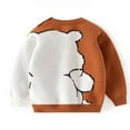thumbnail image 5 of Esaierr Toddler Baby Boys Winter Sweater Kids Sweater Cotton Winter Long-Sleeved Cartoon Sweater for 1-9Y, 5 of 5