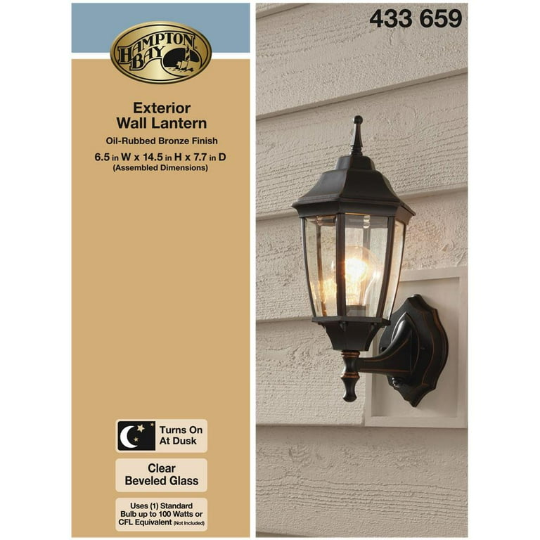 Hampton bay exterior wall light new arrivals
