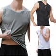 thumbnail image 5 of Men's Quick-Dry Mesh Sleeveless Tank Top - Breathable Muscle Shirt for Gym, Running & Summer, 5 of 5
