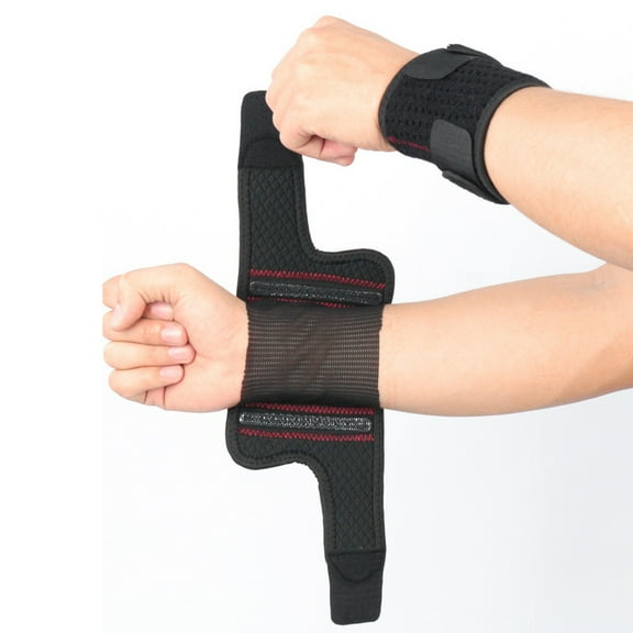 SPRING PARK 1Pc Wrist Compression Strap and Wrist Brace Sport Wrist Support for Fitness, Weightlifting, Tendonitis, Carpal Tunnel Arthritis, Wrist Pain Relief Adjustable