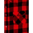 thumbnail image 3 of Wonder Nation Girls Long Sleeve Flannel Button Down Shirt, Sizes 4-18 & Plus, 3 of 3
