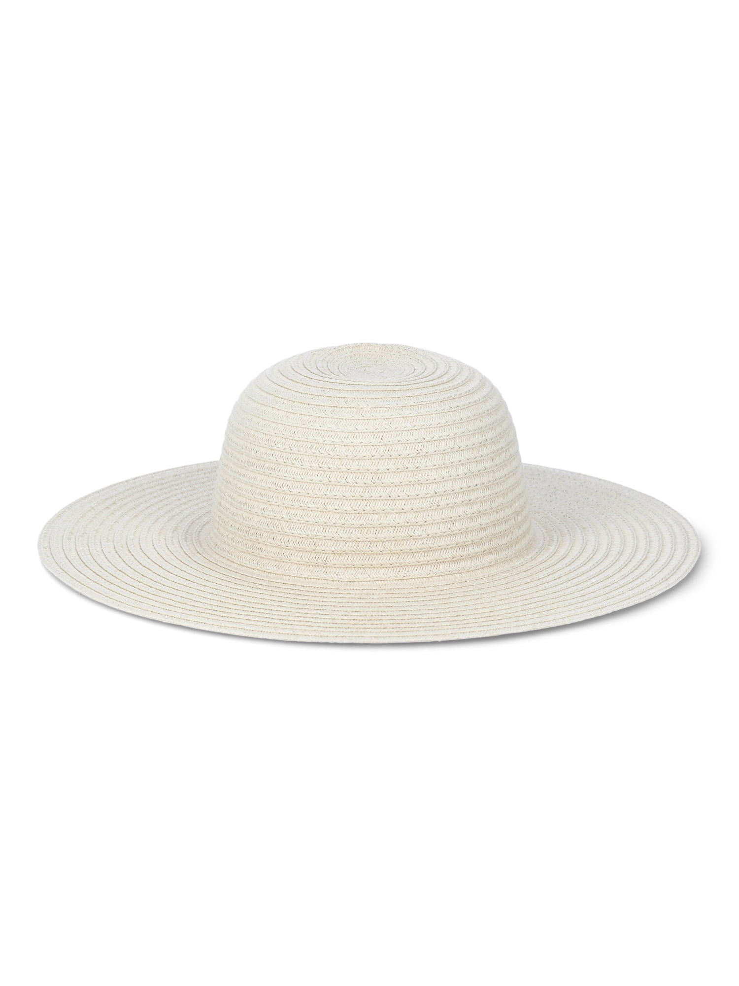 Time and Tru Women’s Floppy Hat, Light Natural, One Size Fits Most